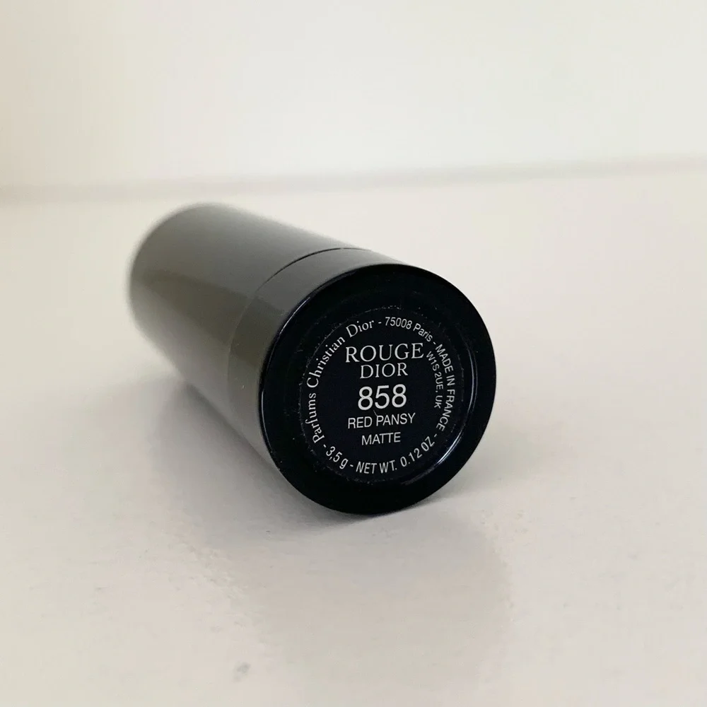 NWOT Rouge Dior matte red lipstick full size 858